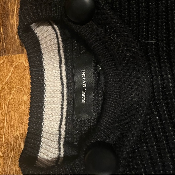 Isabel Marant Haeza stripped Merino Wool-Blend Sweater Dress - Picture 3 of 5